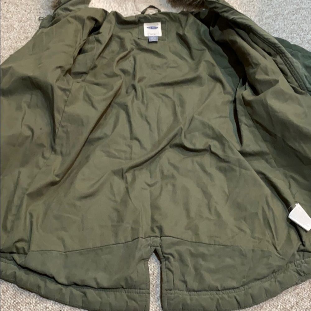 Old Navy green jacket, size Large (10/12) kids - Picture 2 of 5